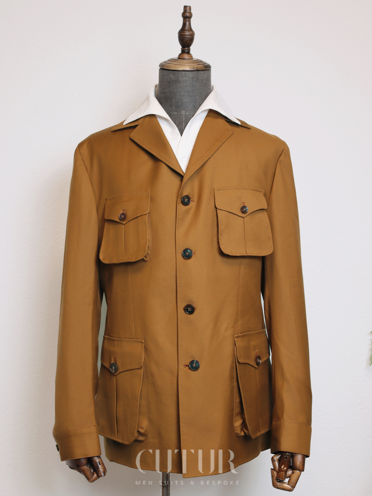 【Gold Label】Fully handmade Half Canvas Safari Suit