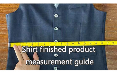 Vest Finished Product Measurement Guide