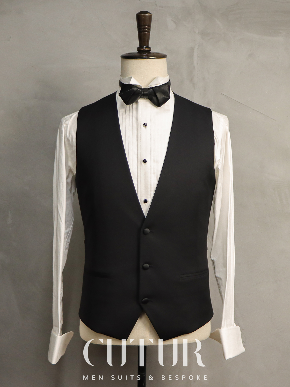 Classic Tuxedo Single Breasted Vest