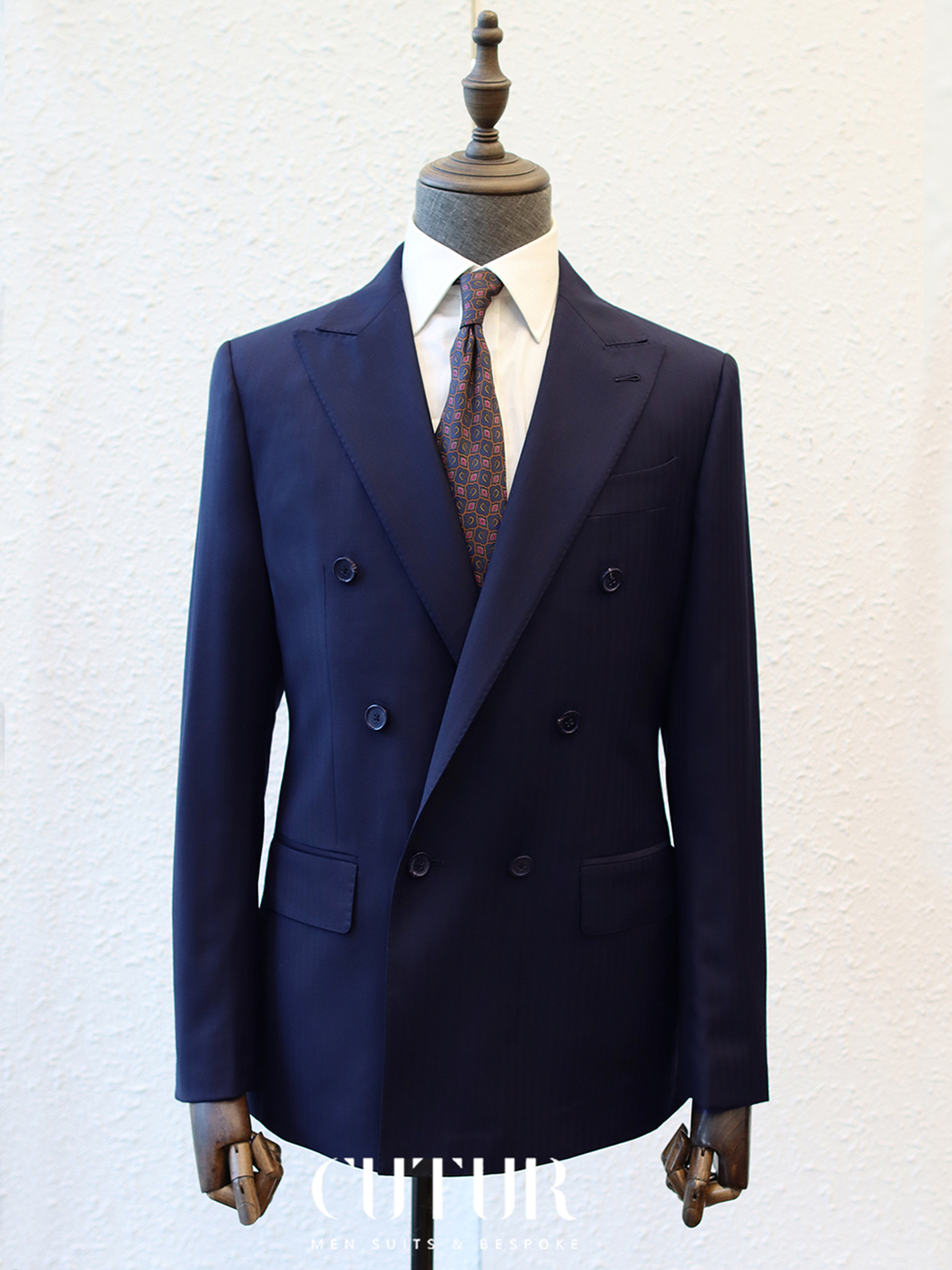 【Blue Label】 Classic British Style double breasted6*1
