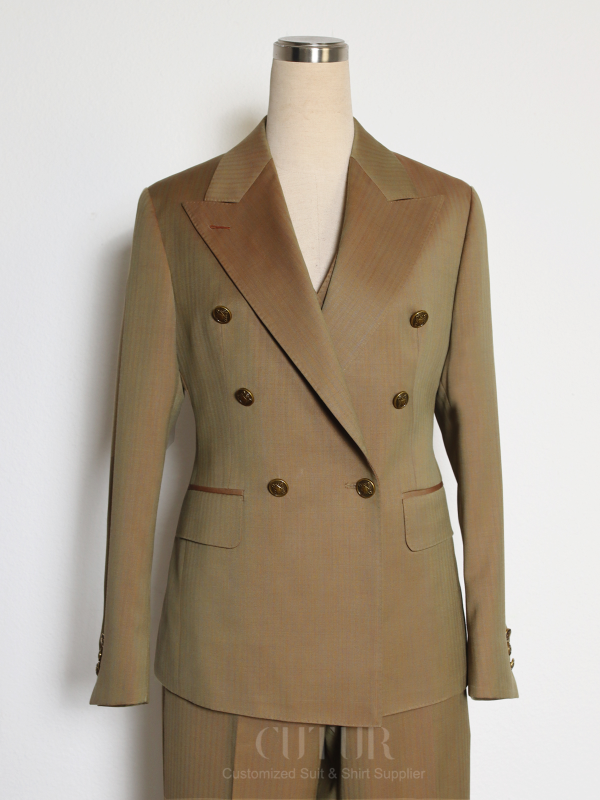 【Blue Label】Solaro Half Canvas Women's Suit with Blazer