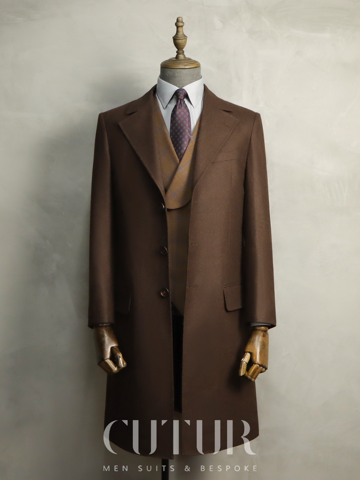 Classic Single Breasted Buisness Overcoat