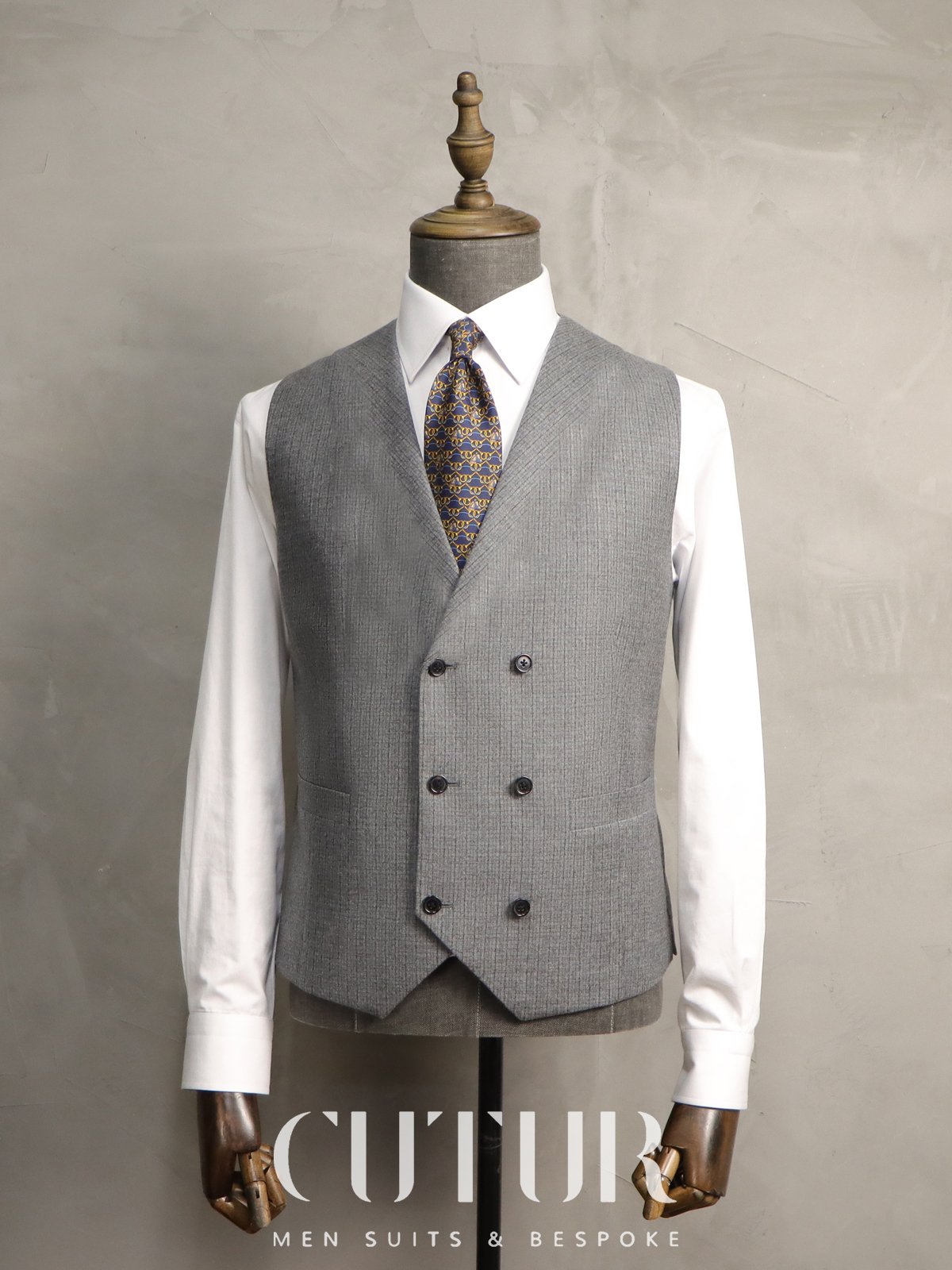 Classic Double Breasted Business Vest