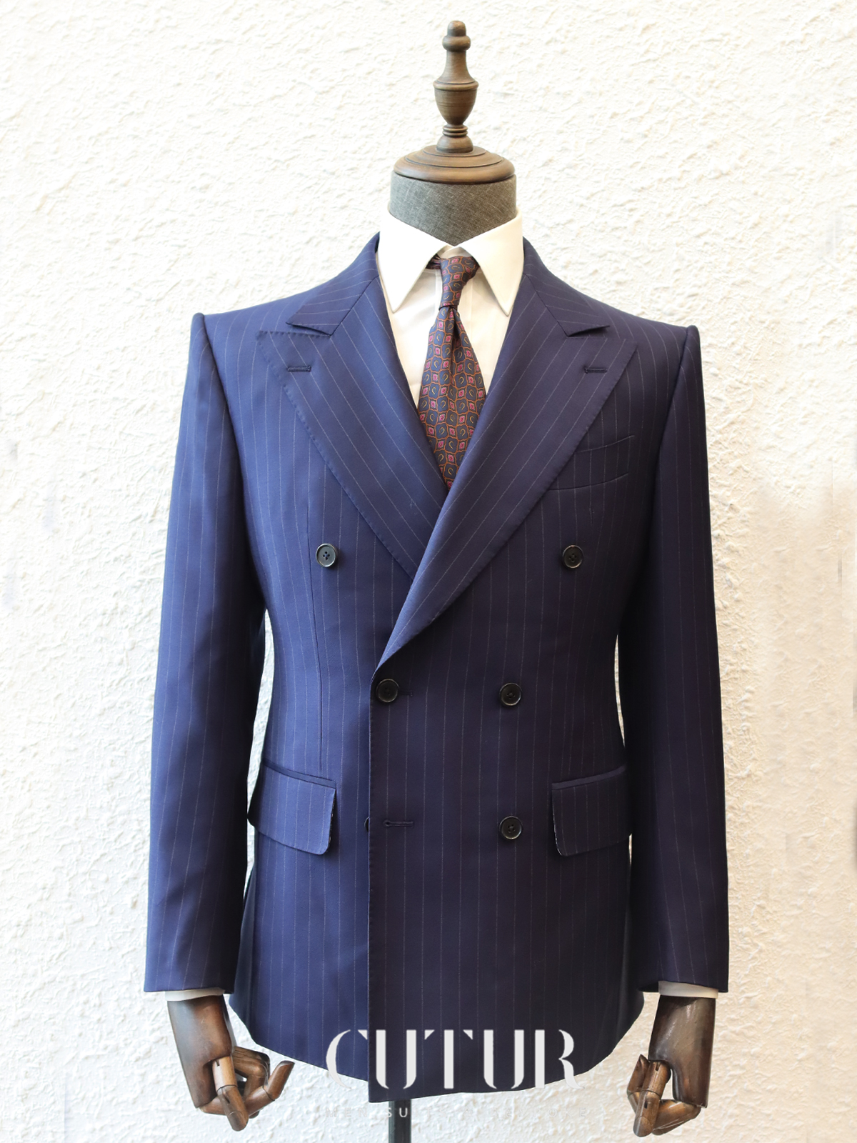 【Red Label】Classic High Shouler Rope Double Breasted Suit