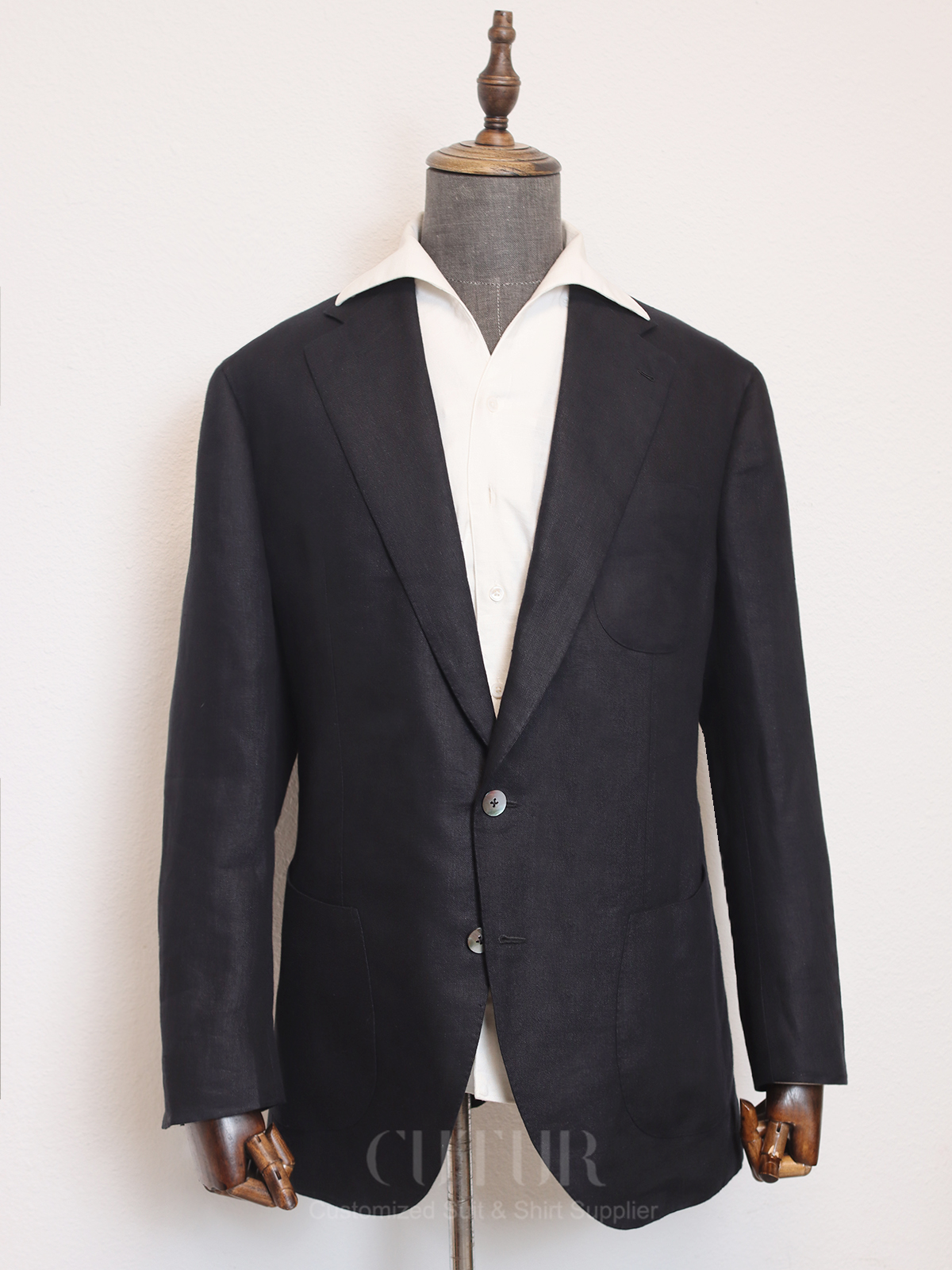 【Gold Label】Fully Handmade No Canvas Unstructured Italian Style Linen Suit 