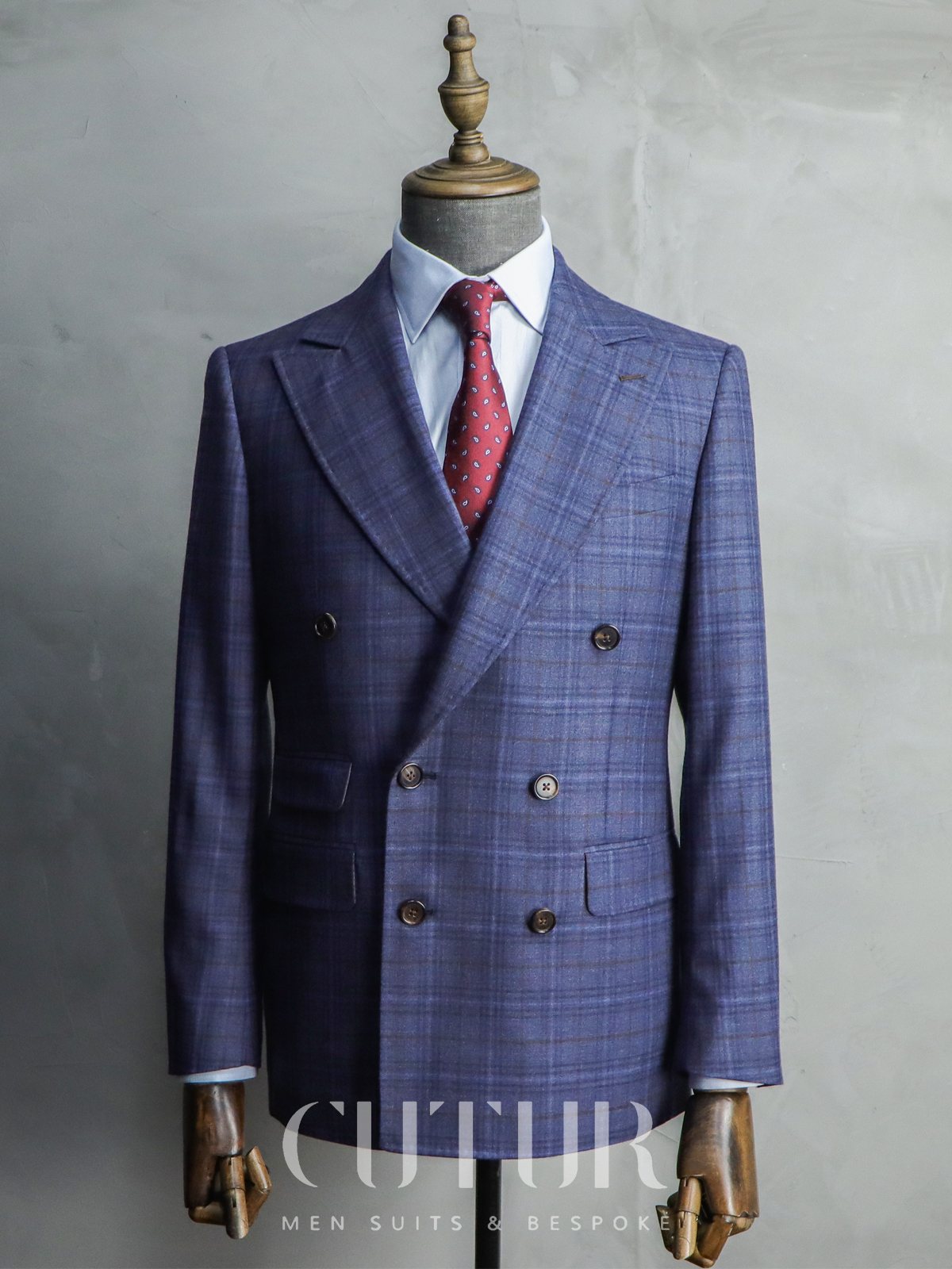 【Green Label】Rounded Peaked Laple Soft British Suit