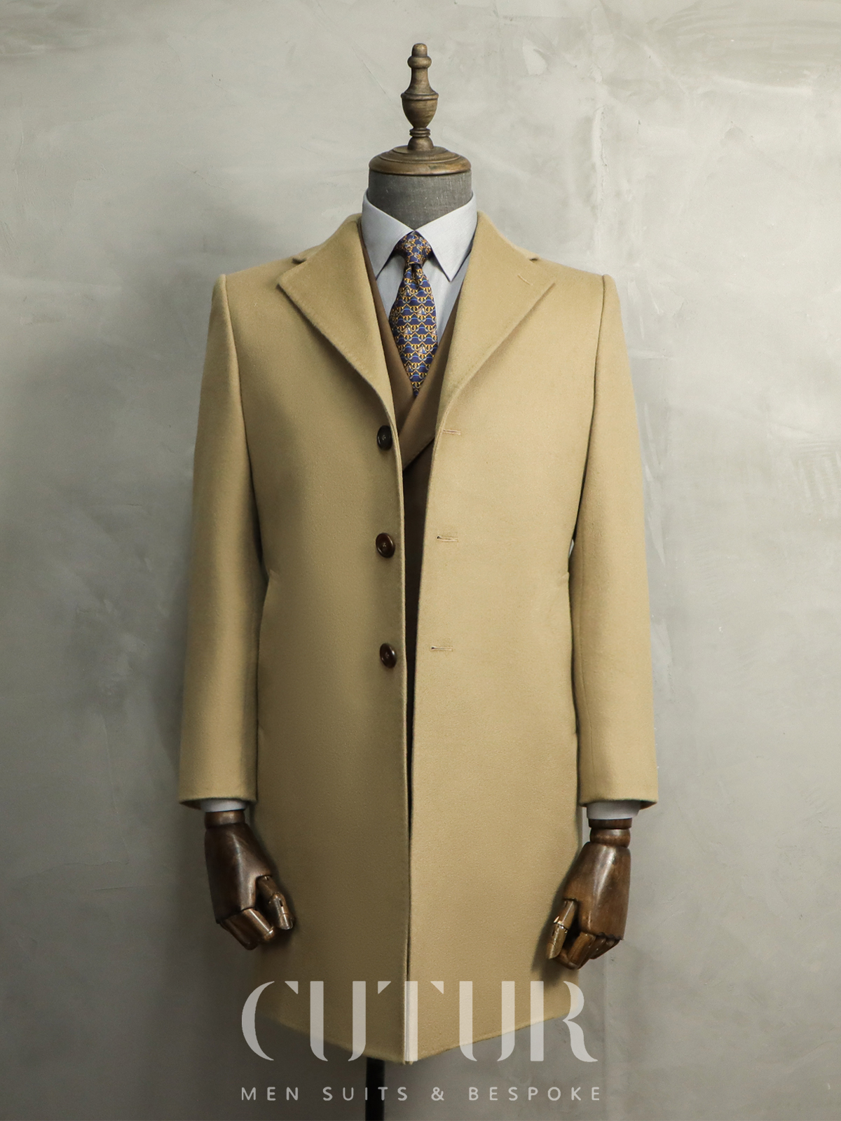 Classic Slanted Pocket Overcoat